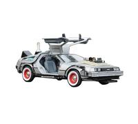 Modelos A Escala Modelo De Coche De Aleación 1 24 para La Colección Coches Juguete Metal DMC-12 Delorean Regreso Futuro Máquina Tiempo Decoración del Hogar(Back to The Future 3)
