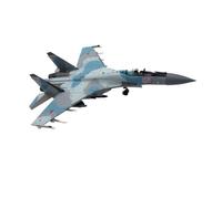 Modelos Acabados Modelo de aleación de avión de Combate Ruso SU-35 a Escala 1/100, decoración estática Aviones a Escala