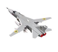 Modelos Acabados Modelo De Aleación del Cazabombardero Ucraniano SU-24MR A Escala 1:72, Decoración Estática Aviones a Escala