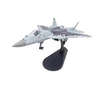 Modelos Acabados Modelo De Avión Furtivo De Caza Ruso Su-57 A Escala 1/100, Decoración Estática Aviones a Escala