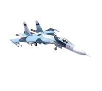 Modelos Acabados Modelo De Avión Su-27 Flanker De La Fuerza Aérea Rusa A Escala 1:100, Pieza De Colección Estática. Aviones a Escala
