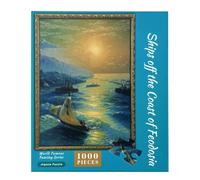 | Modelos de Barcos Costeros Estéticos para Juguetes,Modelo Barcos Costeros DIY 1000 Piezas | para Adultos, Niños, Ancianos, Navidad, Halloween, Familia, Adolescentes, Hogar, Viaje