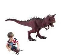 Modelos de dinosaurios Realistic, modelo de juguete de dinosaurio | Carnotaurus Triceratops Ornament de escritorio,Decoraciones de modelos de animales de dinosaurio de aspecto realista para coleccioni