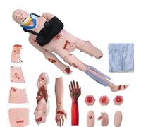 Modelos de entrenamiento médico para educación de enfermería, fijación de fracturas de extremidades y simulación de trauma con tirantes para el cuello para fines didácticos