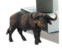 Modelos de ganado, juguete de granja de ganado - Figura de modelo de ganado, juguetes de animales en la granja toro, toppers de pastel fresco y exposiciones para la familia, amigos, niñas niño