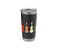 Modelos de violines antiguos Profesor de violín Vaso térmico de acero inoxidable de doble pared