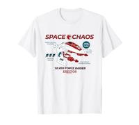 Modelos Erector Space Chaos Silver Force Raider Camiseta