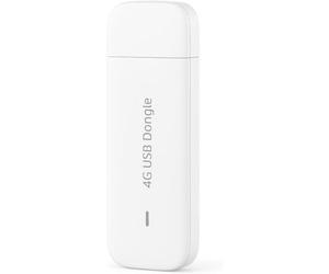 Módem 4G Huawei E3372 LTE USB Portátil Blanco, Bandas Multifrecuencia, SIM Única