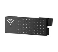 Modem Box Hider - Almacenamiento de pared para enrutador de acero al carbono, organizador WiFi multifuncional | Protección de salida de gestión de cable | Organizador de de Internet para Connex