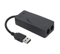 Módem de Datos de Fax Externo USB 56K con Cable RJ11 para 98/2000/xp/vista, para 11/10/8/7, 32/64 bits, para Operativo Linux