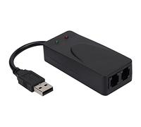 Módem de Fax USB 2.0 56K Puerto Dual para Envío y Recepción de Faxes, Plug and Play, Compatible con 7/8.1/10/11/XP