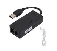 Módem Fax 920L de Doble Puerto USB 2.0 de 56 K, Controlador de Módem Externo para Windows 7, 8 y 10 XP. Puerto de Módem USB.