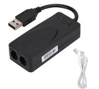 Módem fax 920L de doble puerto USB 2.0 de 56 K, controlador externo para Windows 7, 8 y 10 XP USB