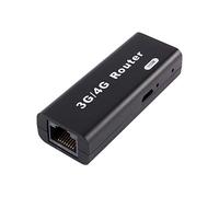 Módem WiFi 3G / 4G 150Mbps RJ45 USB Tarjeta de red Router Wireless Pocket WiFi Hotspot - 20 usuarios para iOS, Windows, Linux, sistema Android