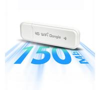 Módem WiFi USB 4G LTE, enrutador inalámbrico de 150 Mbps con ranura para tarjeta SIM, admite 10 usuarios, enrutador de viaje portátil,