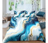 Modern Abstract Art Funda Edredon Juego de Ropa de Cama de 3 Piezas Impresión 3D Cierre de Abstract Arte Funda de Edredón Funda de Almohada a Juego Lavables Suave for niña Super King（260x220cm）