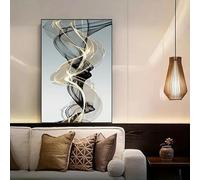 Modern Abstract Ribbon Canvas Posters Nordic Wall Art Canvas Print Painting for Living Room Modern Home Wall Decor(80x120cm/Frameless)