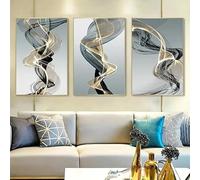 Modern Abstract Ribbon Canvas Posters Nordic Wall Art Canvas Print Painting for Living Room Modern Home Wall Decor(70x100cm/3Pcs Frameless)