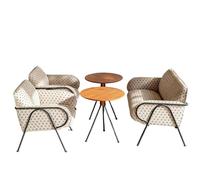 Modern Accent Chair with Arms for Living Room, Chairs with Metal Legs and Soft Padded, Sofa for Home Office,Bedroom,Dining(8)