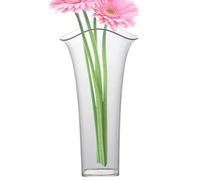 Modern Acrylic Vase, Floral Acrylic Centerpiece, Flower Shaped Decoration with Sleek Design, Home Table Decoration for Office Bedroom Wedding, Bookshelf Shelf Use for Living Room 7.87x3.94x1.38 Inches
