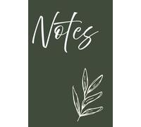 Modern Botanical Notebook | 240 Lined Pages, 6x9 | Elegant Minimalist Journal for Writing, Planning, Notes, School, Work, or Gifts