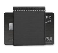 Modern Carry Cartera minimalista delgada para hombres y mujeres, tarjetero horizontal con elástico de acceso rápido, billetera de bolsillo frontal, alternativa al clip de dinero, capacidad para 2-12