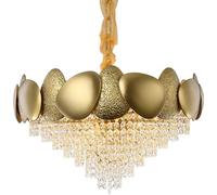 Modern Chandeliers Crystal Pendant Lighting Luxury Chandeliers Raindrop Hanging Ceiling Lamp,estilo minimalista