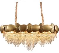 Modern Chandeliers Crystal Pendant Lighting Luxury Chandeliers Raindrop Hanging Ceiling Lamp,estilo minimalista