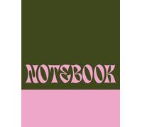 Modern Color Block Notebook: Lined Journal for Writing and Notes (8.5 x 11 in, 100 Pages): Trendy Two-Color Minimalist Notebook