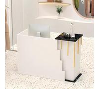 Modern Company - Mostrador con cajones con cerradura y mesa de recepción para espacios pequeños