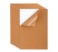 Modern Cork Boards, Self Adhesive Wall Panels, 11.81x11.81 Inches Display with Photo Hold, Lightweight Bulletin Accessory, Rectangle Cork Board with Easy Mount, Home Office Decor for Bedroom