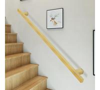 Modern d ir il - Pasamanos de pared para interiores y exteriores de 10 pies con soportes de hierro forjado para una mayor seguridad y ligereza, MARXAN