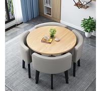 Modern de recepción de la oficina Mesa y silla de la sala de sillas Spare Saving Small Meeting Room Table para sala de estar Balcón Balcón Café Opción de color negro Opción de color negro Octopus