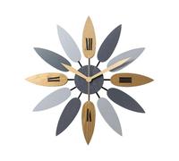 Modern Design Wall Clock Giant Wall Clock 52cm Leaf Shape Wall Clock Elegant Wall Clock Colorful Vintage Kitchen Wall Clock