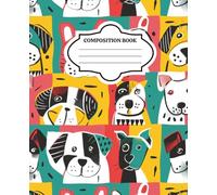 Modern Dog Art Composition Notebook - 7.5" x 9.25" Wide Ruled Journal: The Sketchbook Terriers