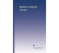 Modern English essays: Volume 3