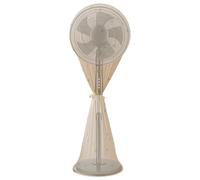 Modern Fan Cover, Polyester Dust Protector Sleeve, Grey and Oatmeal White, 125x40cm,125x20cm, for Tower Floor Fans, Indoor and Outdoor Use