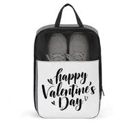 Modern Font Happy Valentine's Day - Bolsa para zapatos de viaje, uso diario, antipolvo