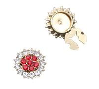 Modern Geometric Dress Cufflinks Multicolor Crystal Detailing Lightweight Design Seamless Compatibility Across Shirt Types Compatible Dress Shirt Cufflinks