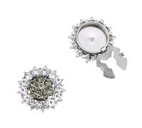 Modern Geometric Dress Cufflinks Multicolor Crystal Detailing Lightweight Design Seamless Compatibility Across Shirt Types Compatible Dress Shirt Cufflinks