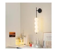 Modern Gold Wall Sconce with Milk Glass Shade Mid Century Industrial Light for Bedroom, Living Room, Porch Plug in Lamp for Home Decor