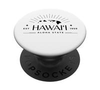 Modern Hawaii EST. 1959 Aloha State - Islas Hawaianas PopSockets PopGrip Adhesivo
