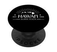 Modern Hawaii EST. 1959 Aloha State - Islas Hawaianas PopSockets PopGrip Adhesivo
