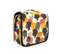 Modern Head - Bolsa de viaje para hombre, diseño de dibujos animados, con gancho para colgar, estuche grande para artículos de tocador, vertical, independiente