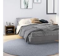 Modern Honey Brown Pine Wood Nightstand Set of 2 with 2 Shelves, Solid Pinewood Bedside Table 40x34x40 cm for Bedroom Decor, Storage Organizer for Books, Remote, Magazines