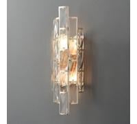 Modern Led Crystal Sconces Wall Lighting Chrome Luxury Indoor Bedroom Wall Light Fixtures Vanity Bathroom Wall Sconces for Mirror Living Room Bedside Hallway Doorway Hotels