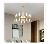 Modern LED Geometric Chandeliers For Living Room Atmospheric Blooming Pendant Lamps Dining Bedroom Hanging Light