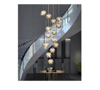 Modern LED Glass Ball Dimmable Chandelier