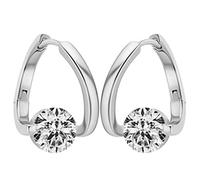 Modern Lightweight - Timeless Silver Circle Earrings for Daily Wear | S925 Hallmarked plus Travel-Safe Latch and Aesthetic for Wife, Girlfriend, Mother and Friends