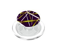 Modern Line Urban Geometry Negro Blanco Lima-Verde PopSockets PopGrip para MagSafe